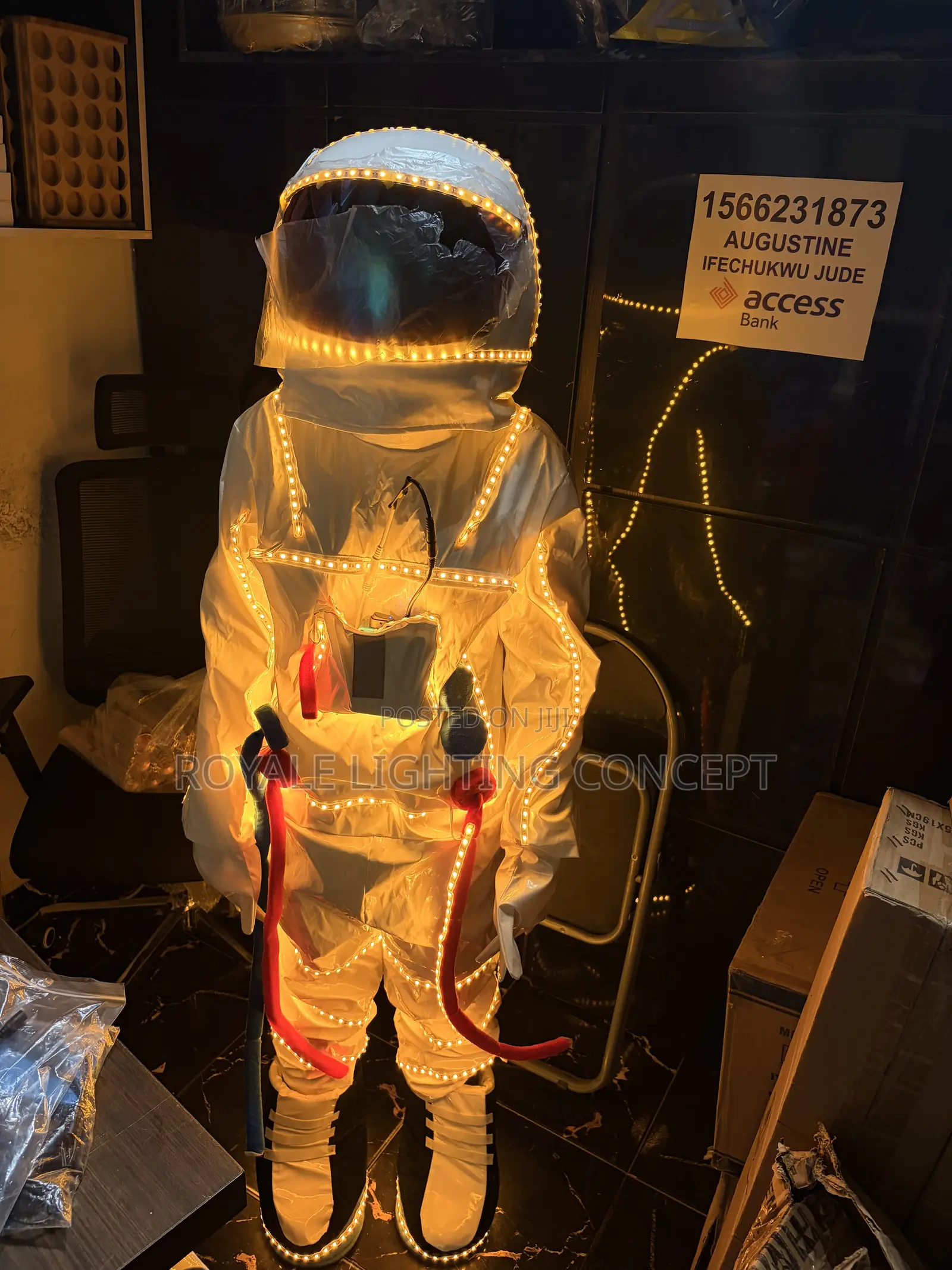 Space Man Led Costume