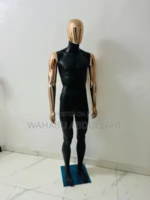 Black and Gold Full Body Mannequin - Excellent Condition