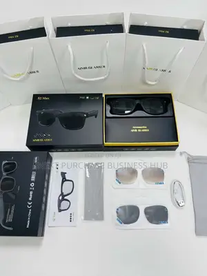 S2 Max Ai Smart Camera Glasses 3 in 1 Lens Transparent