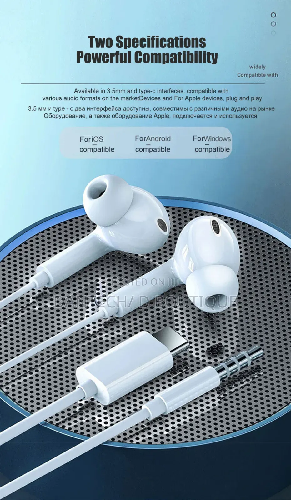 Type C Wired Headphones