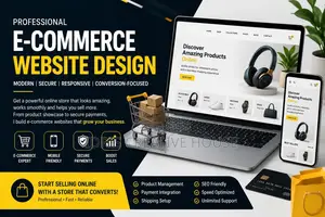 I Will Create a Professional E-Commerce Website or Online Store