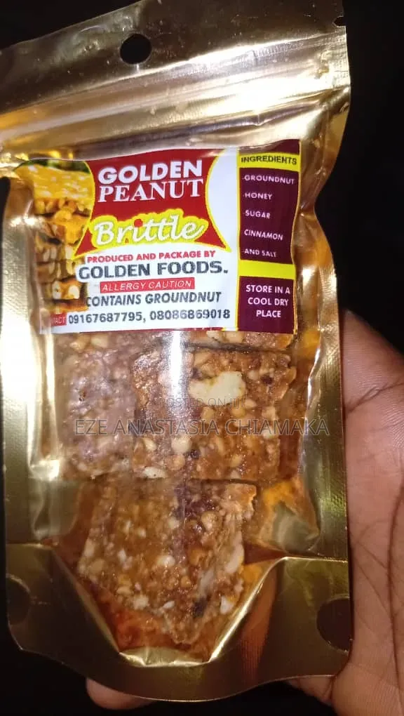 Golden Peanut Brittle