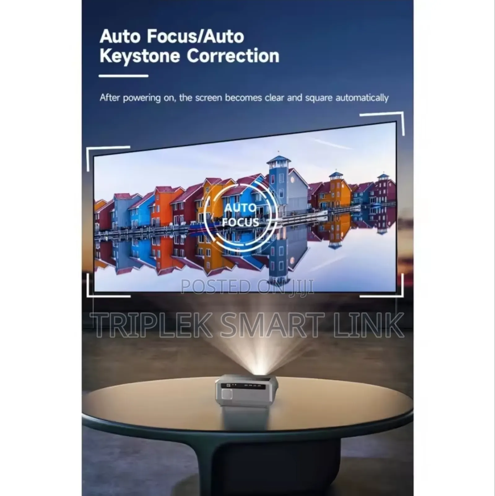 Caiwei A10q Wifi Projector Autofocus Outdoor Projectors for Office