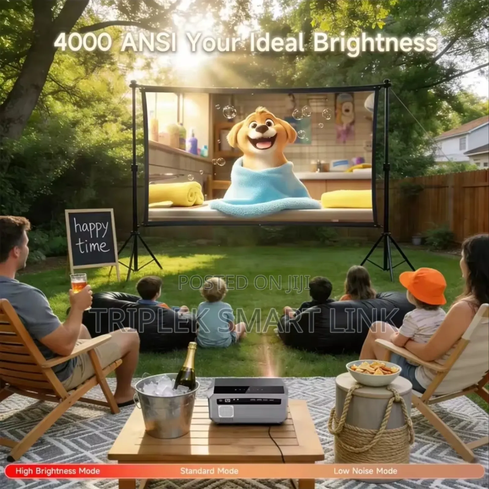 Caiwei A10q Wifi Projector Autofocus Outdoor Projectors for Office