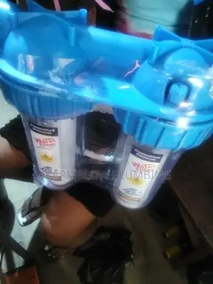 Dual-Stage Water Filtration System Designed for Home or Industrial.