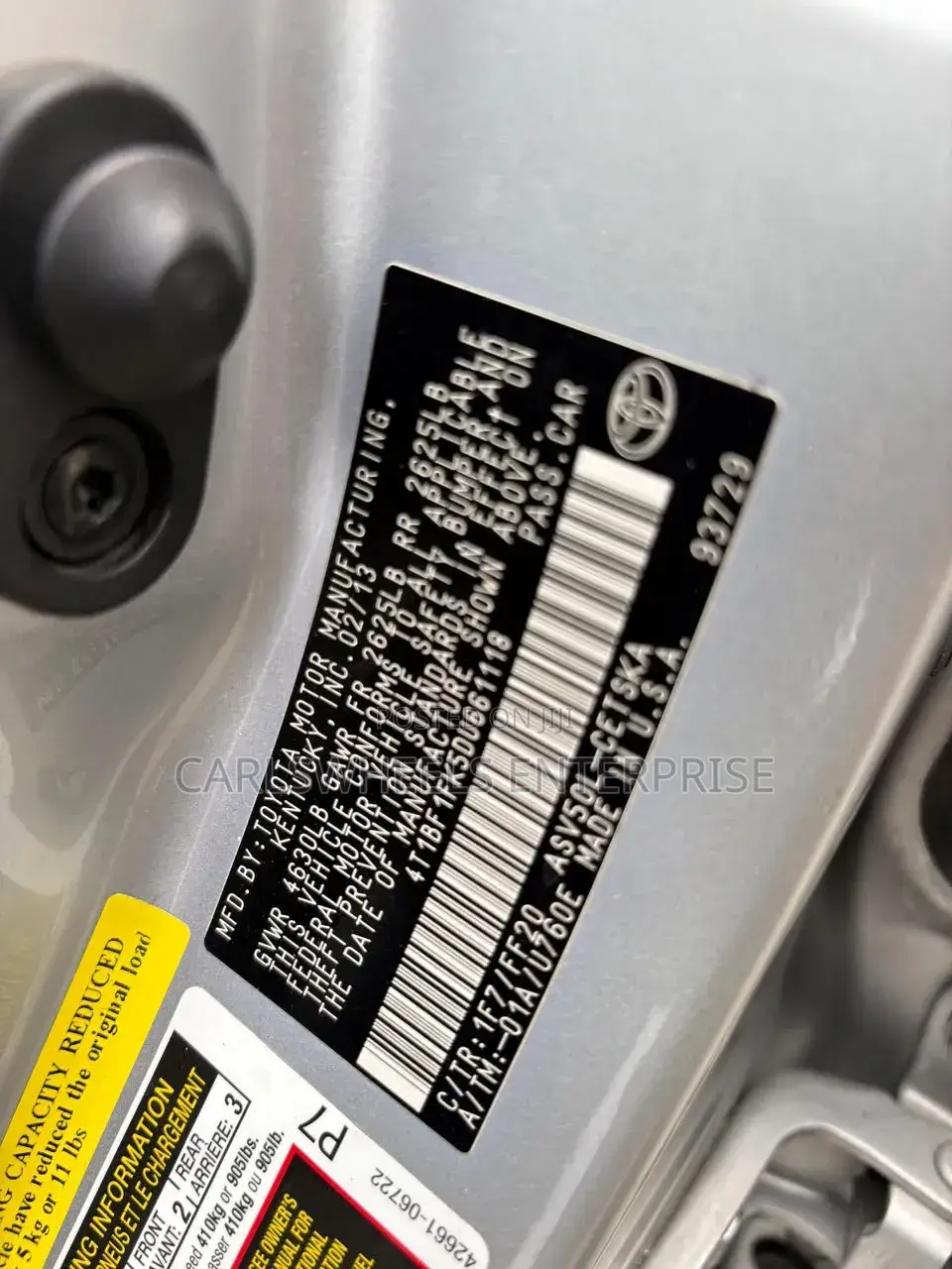 Toyota Camry 2013 Silver