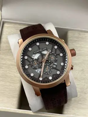Montblanc Leather Watch for Men