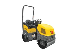 Mobile Double Drum Road Roller 1ton