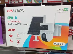 Hikvision 8mp Solar-Powered 4g Dual-Lens Camera