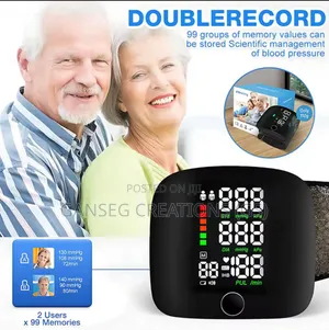Monitor Your Bp With This Premium Rechargeable Wrist Electronic Bp