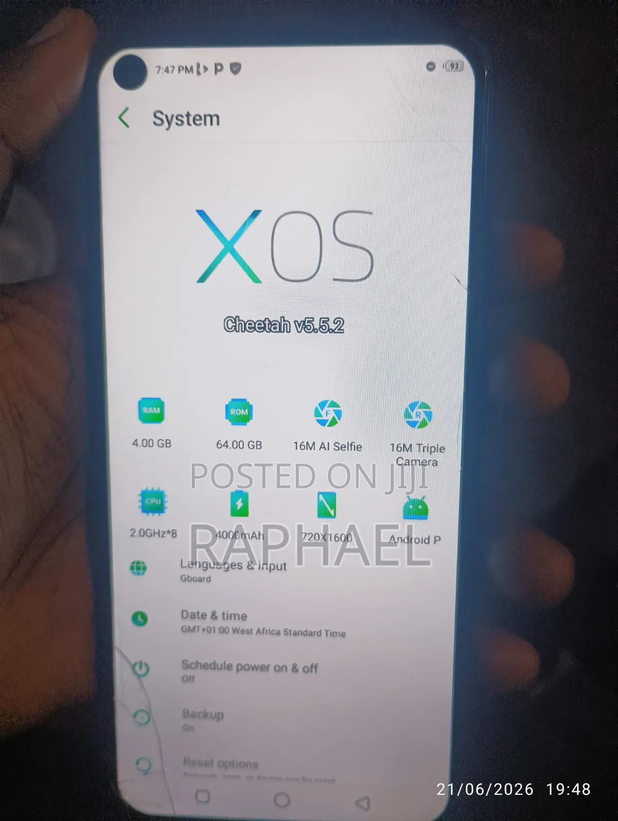 Infinix S5 Lite 64 GB Blue
