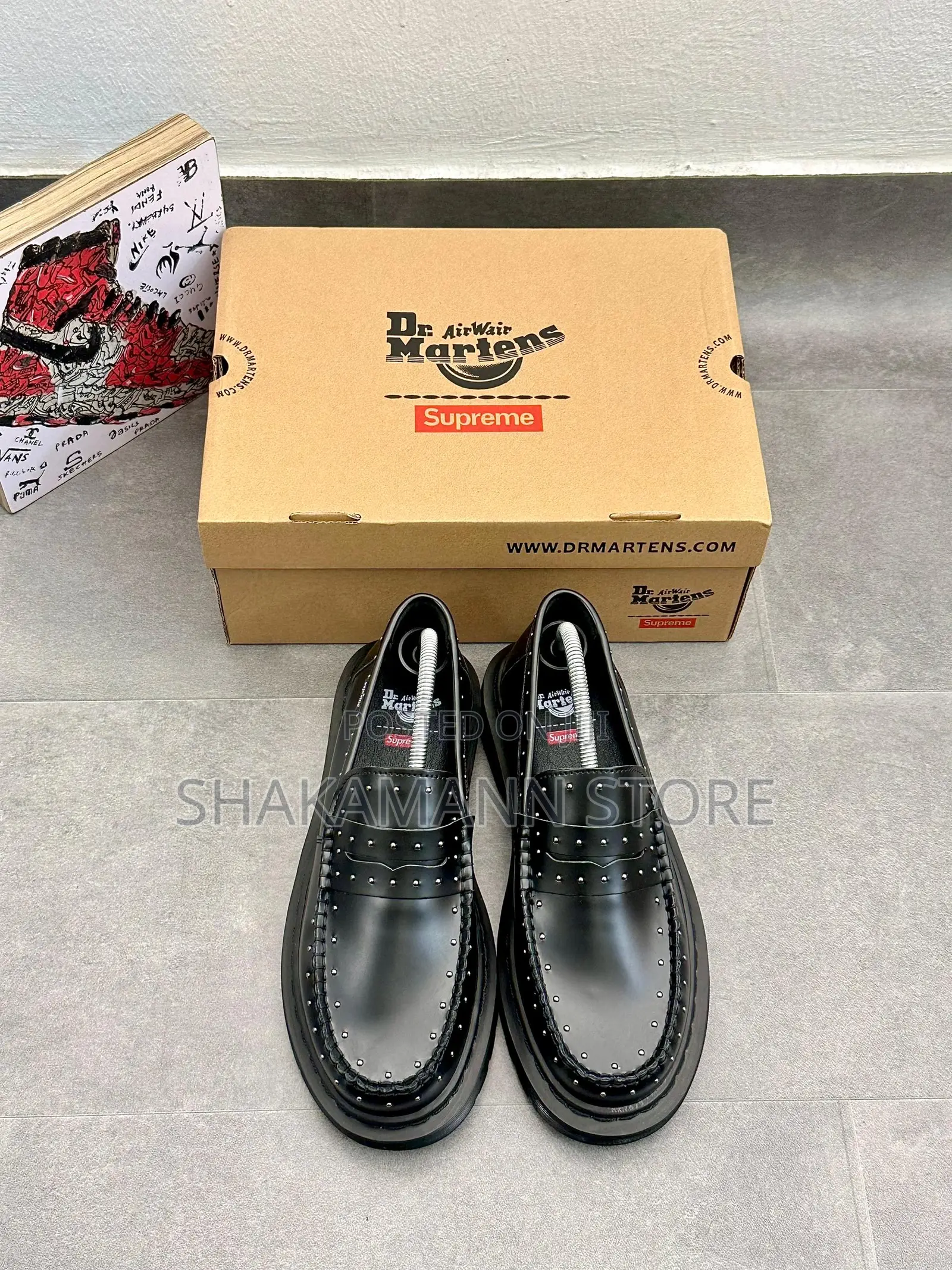 Original Supreme Dr Martens Stud