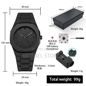 Black Wristwatch