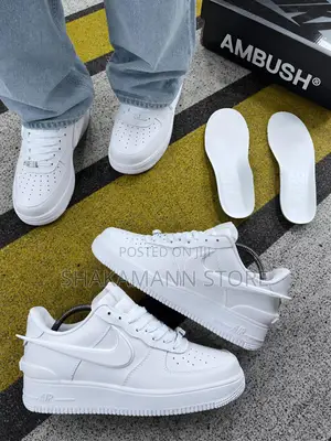Original Nike Af1 Triple White Ambush