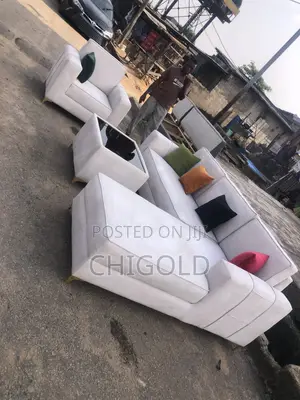 Your Beautiful White L Shaped With Table