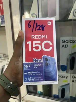 New Xiaomi Redmi 15C 4G 128 GB Black