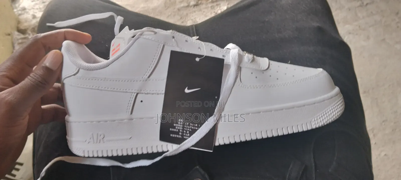 All White Airforce 1s