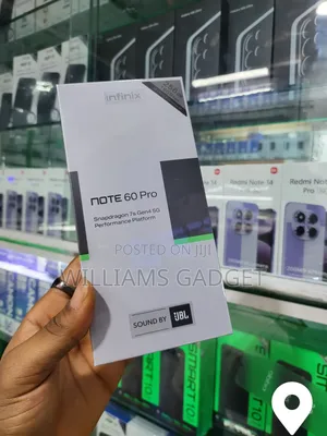 New Infinix Note 60 Pro 256 GB Black