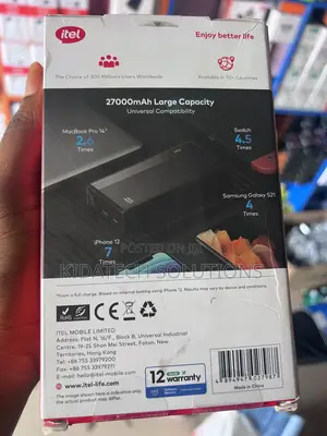 Itel 27000mah Powerbank