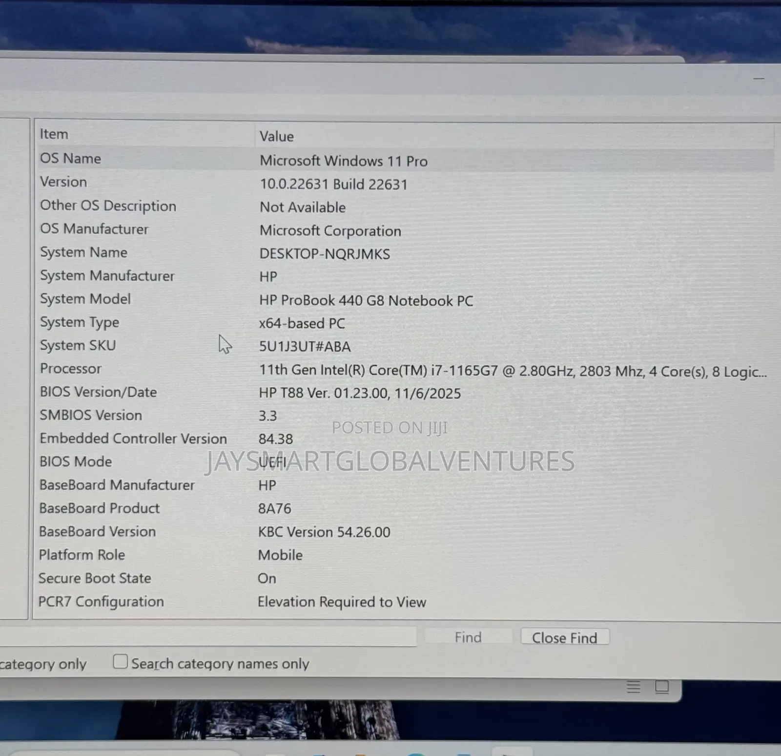 Laptop HP ProBook 440 G8 16GB Intel Core i7 SSD 512GB