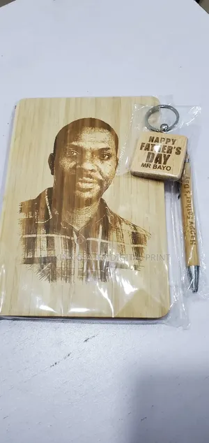 Wooden Journal, Pen and Keyholder