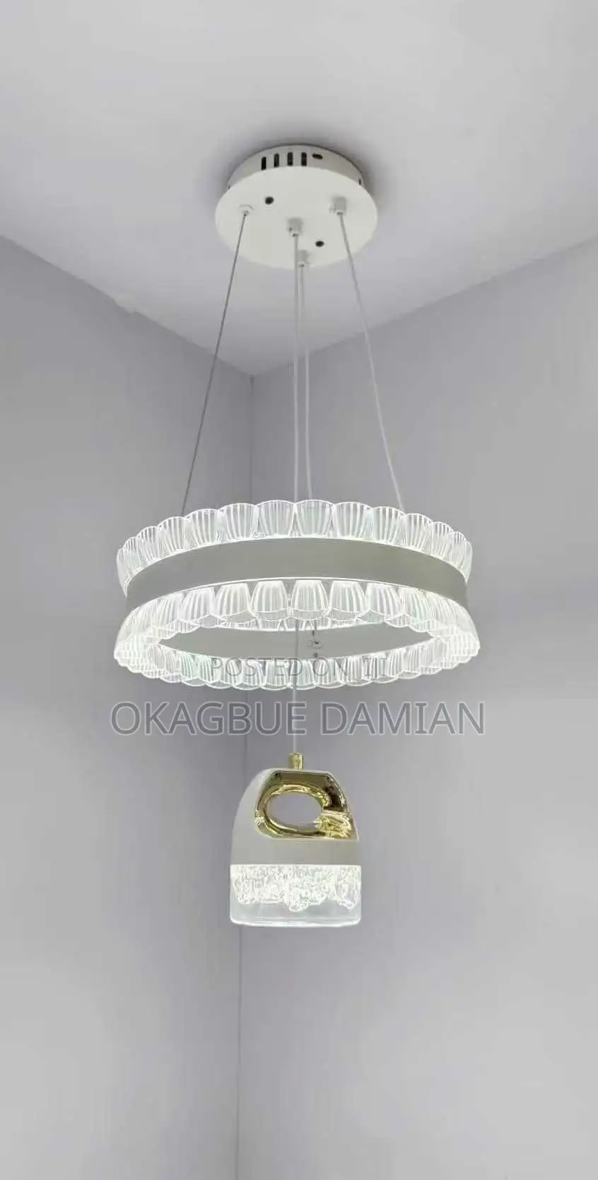 Led Single Pendant Chandelier
