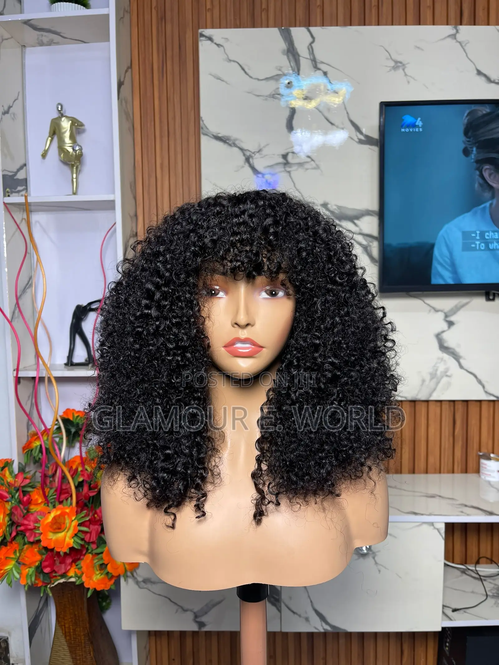 12inches Pixie Curl Fringe