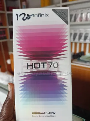 New Infinix Hot 70 128 GB Black