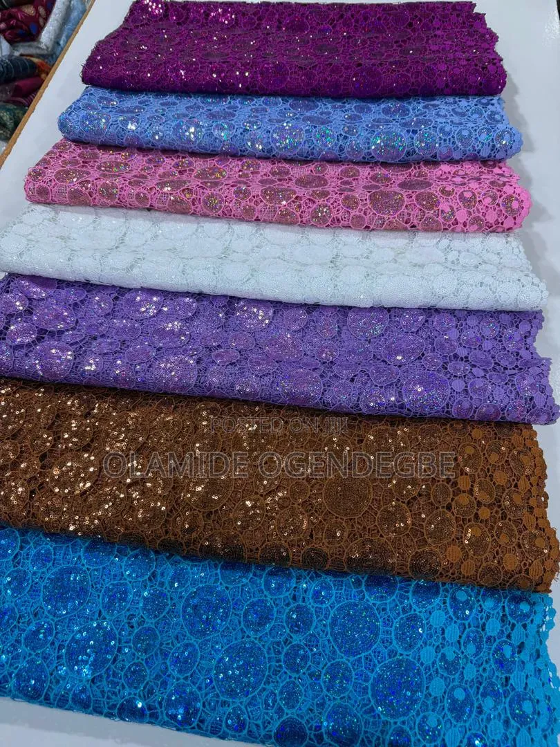 Cord Sequins Lace