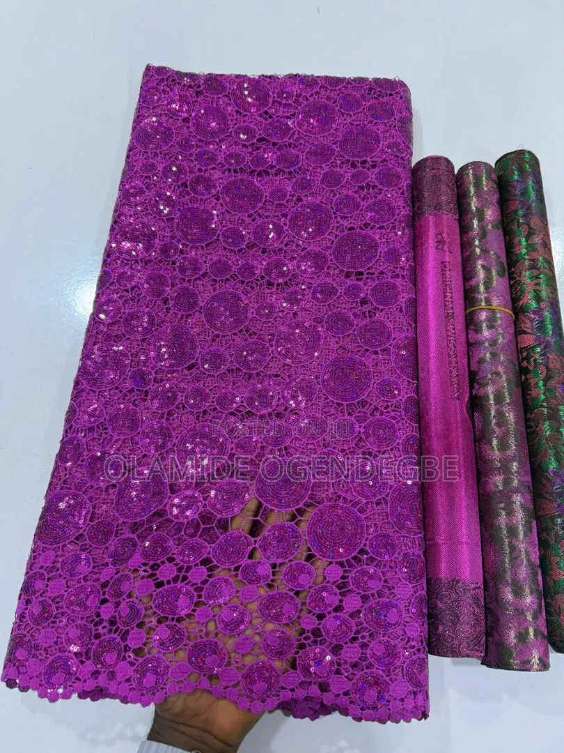 Cord Sequins Lace