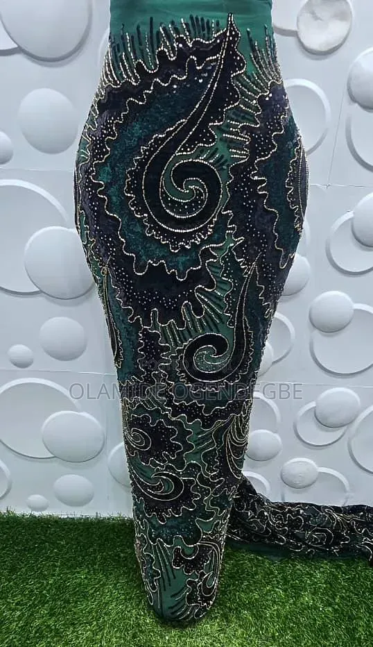 Hand Beaded Lace