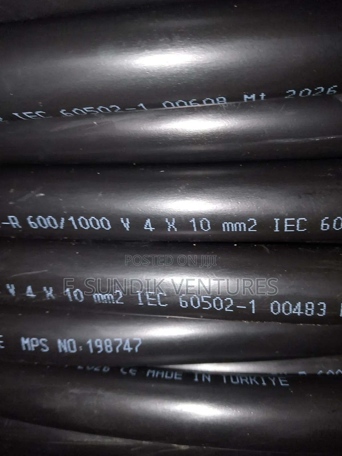10mm 4core Armoured Cable Full Guage