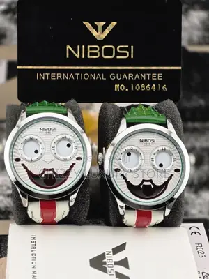 Nibosi Quality Men Genuine Leather Wristwatch