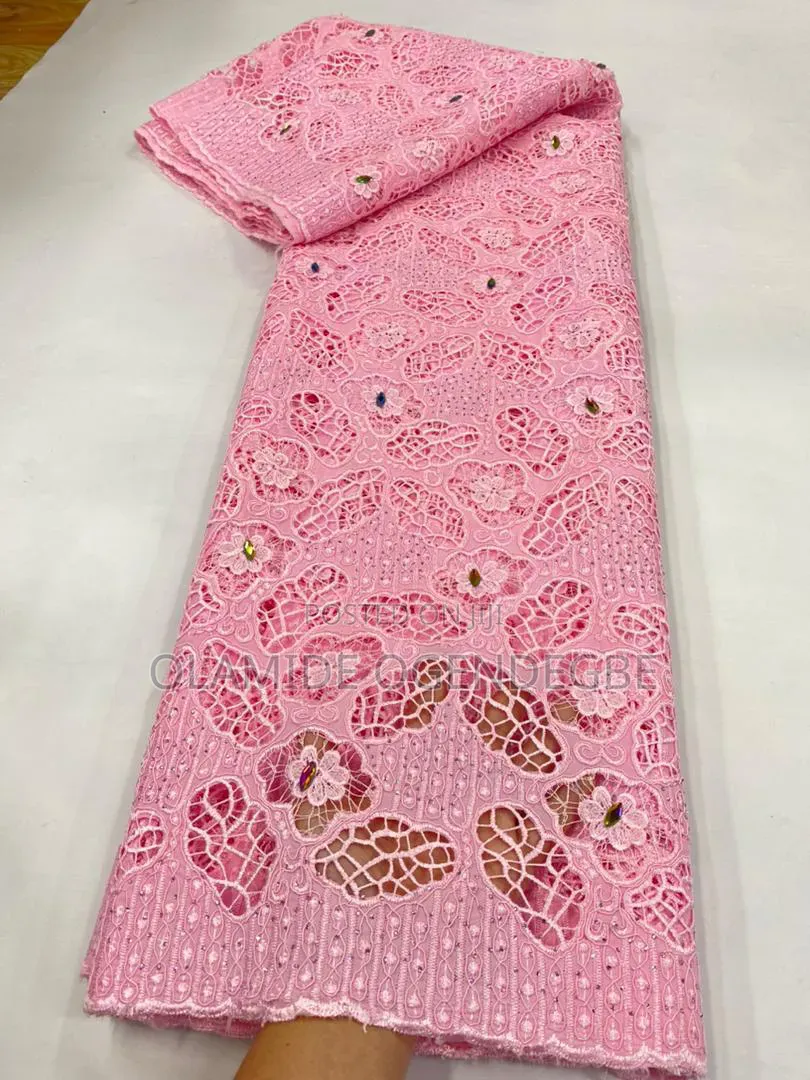 Stone Chiffon Lace