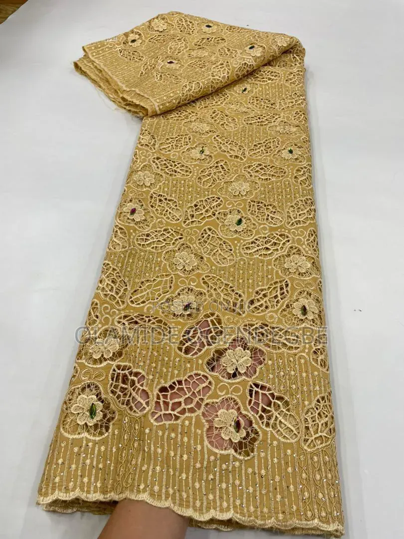 Stone Chiffon Lace