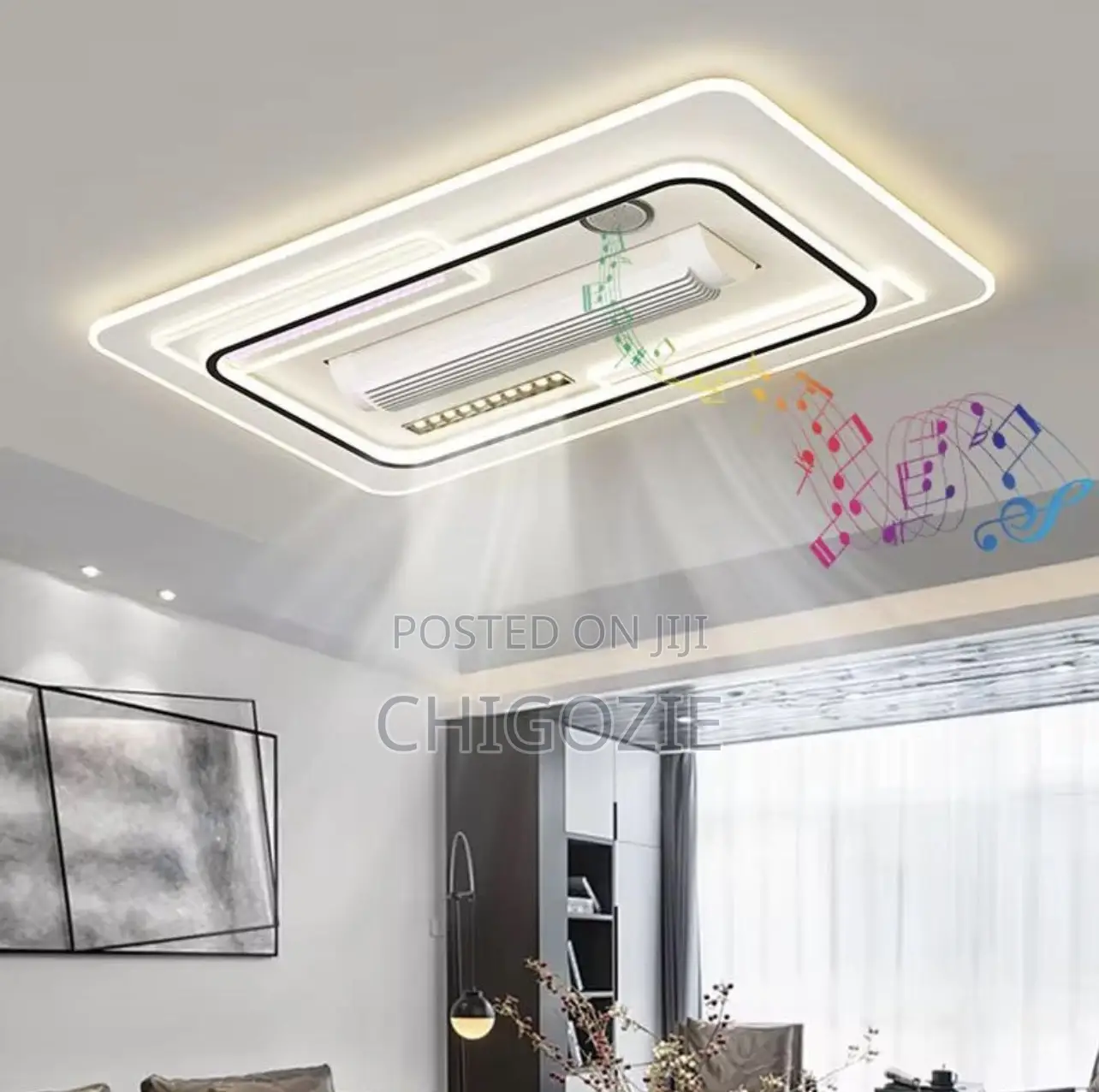 Bladeless Fan Light With Voice Control