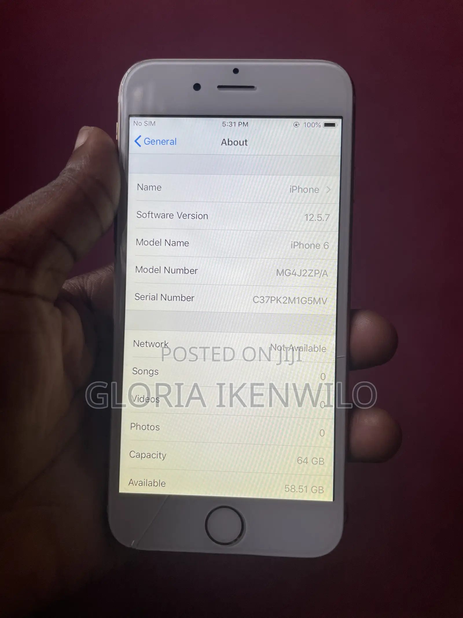 Apple iPhone 6 64 GB White