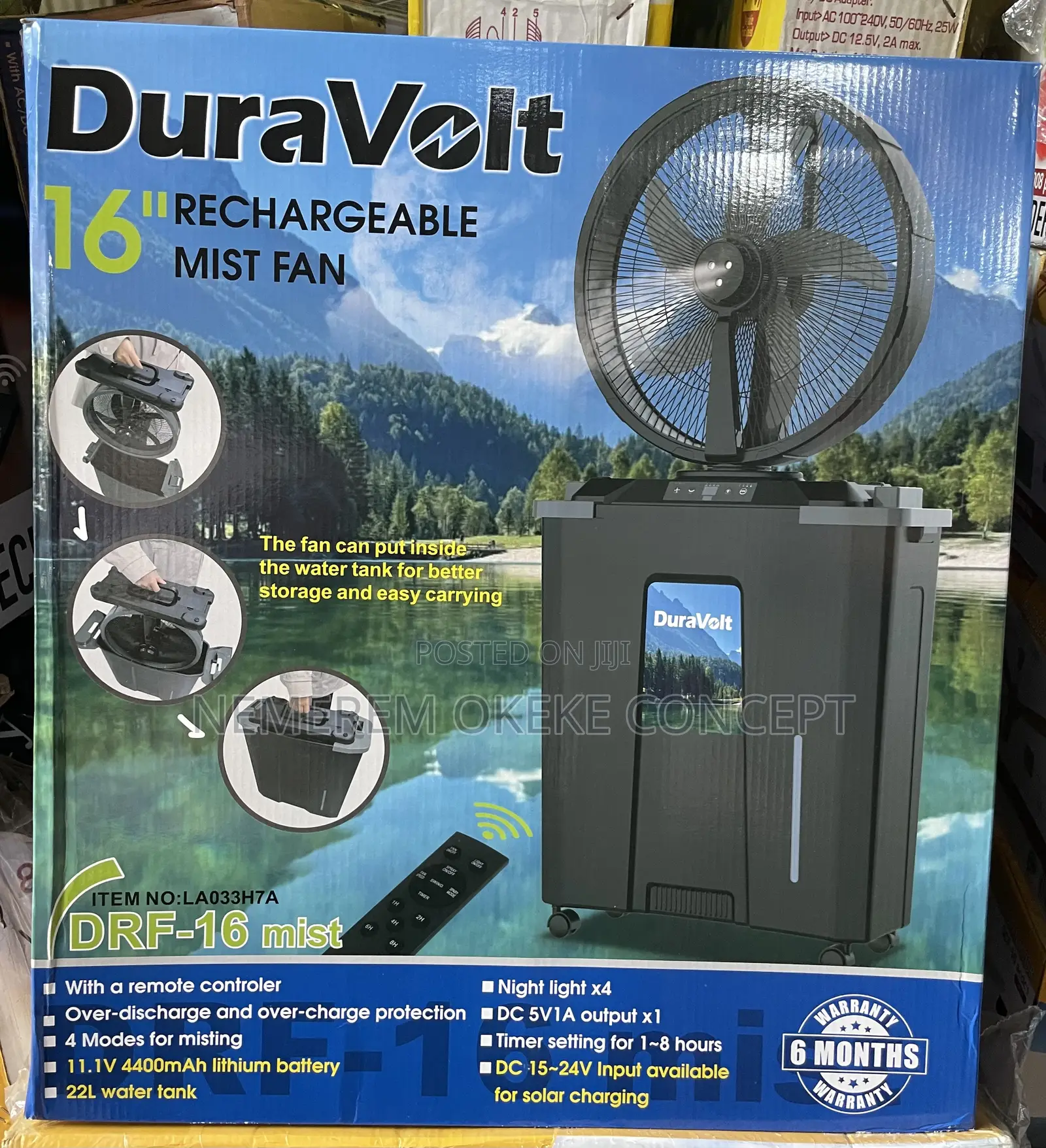 Duravolt Mist Fan