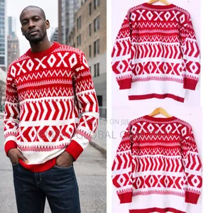 Red and White Sweater