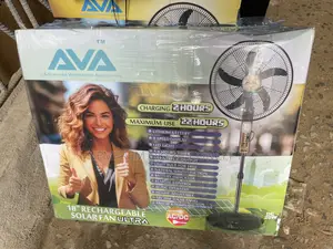 18 Inches Ava Rechargeable Solar Fan Ultra