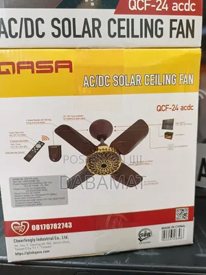 Qasa 24inches Short Blade Ac/Dc Energy Efficient Ceiling Fan