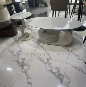 Italian Style Minimalist 2in1 Coffee Table Set
