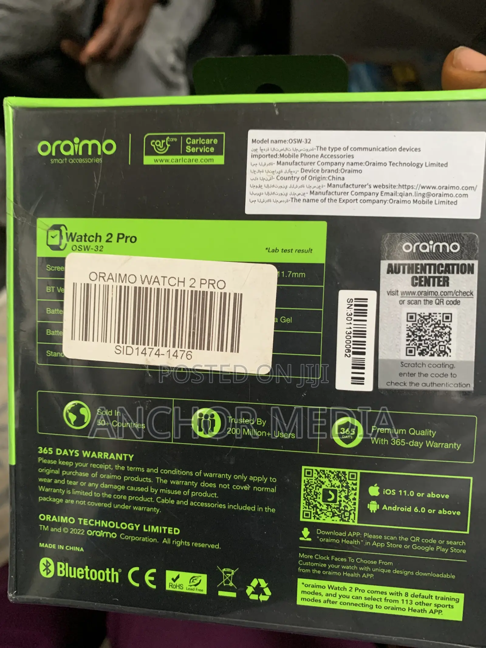 Oraimo Watch 2 Pro. Smartwatch