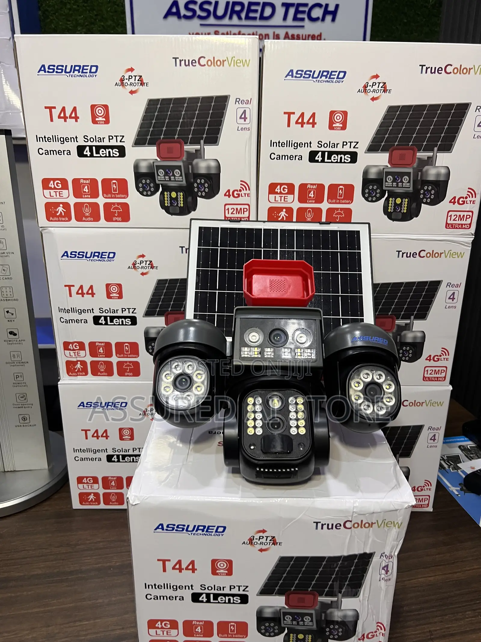 4 Lense Solar 4g PTZ Camera