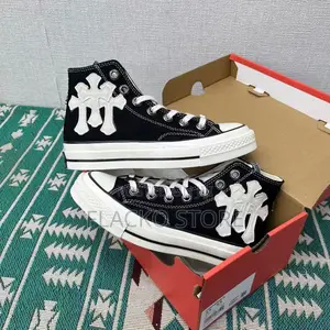 Original Chrome Hearts Converse Chuck Taylor Hightop Sneakers
