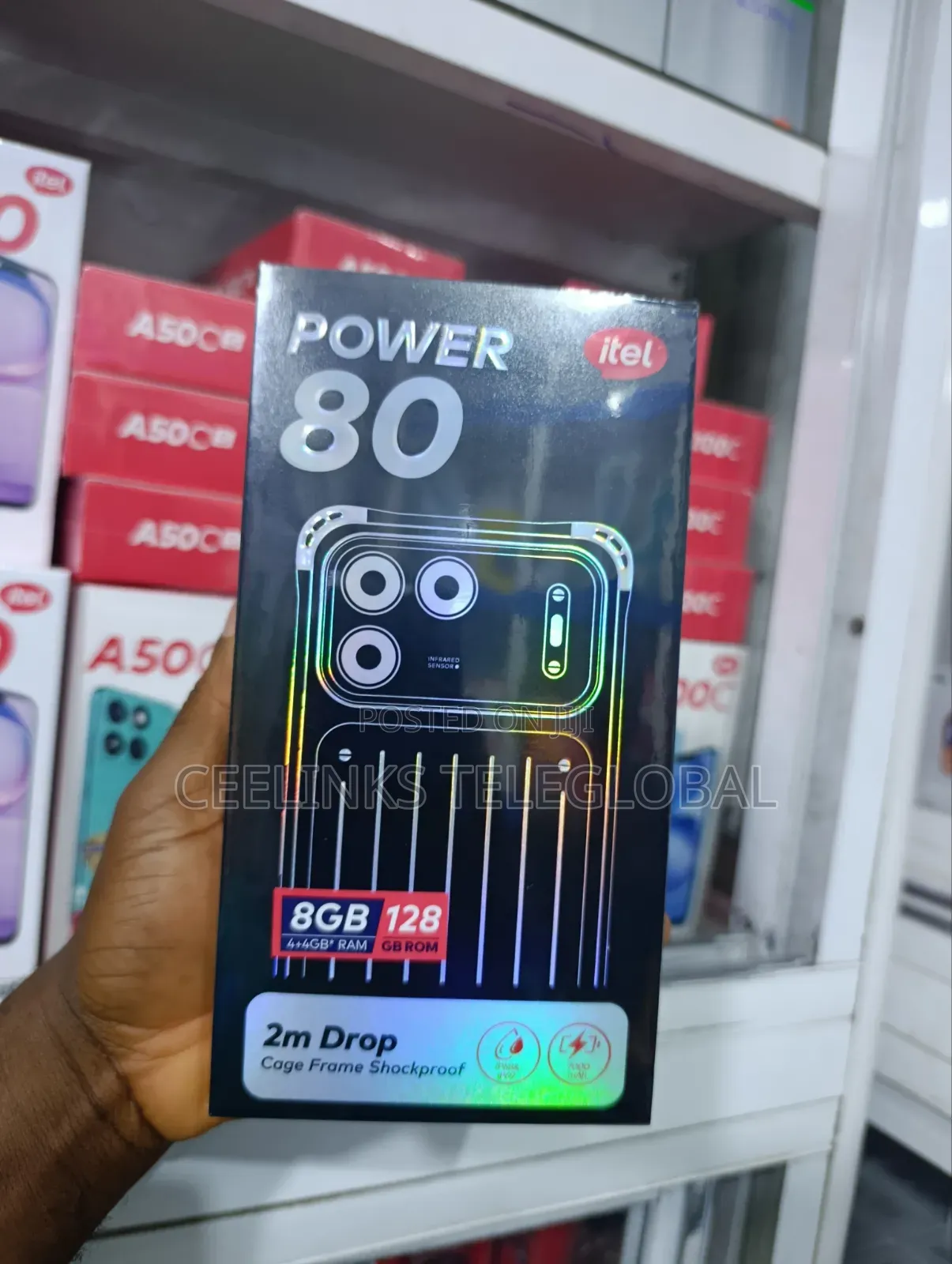New Itel Power 70 128 GB Blue