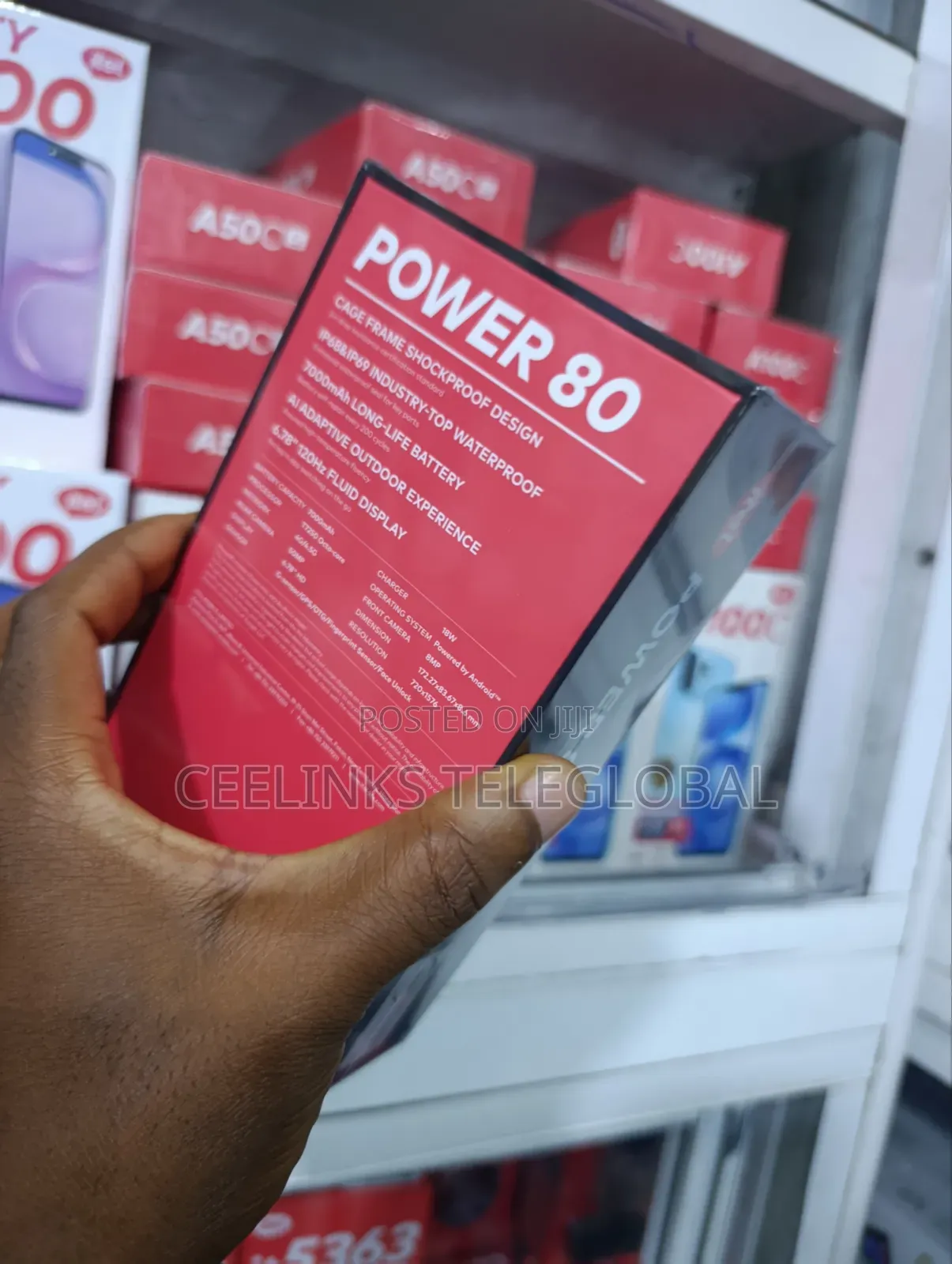 New Itel Power 70 128 GB Blue