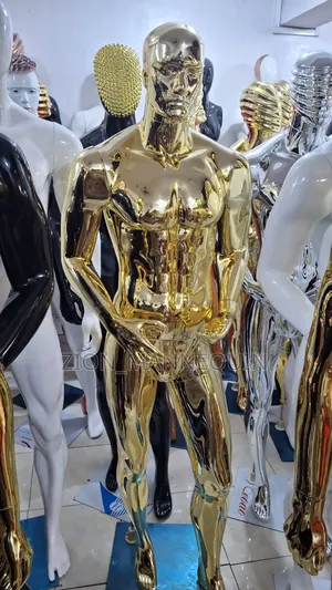 Gaint Gold and Silver Man Dummy