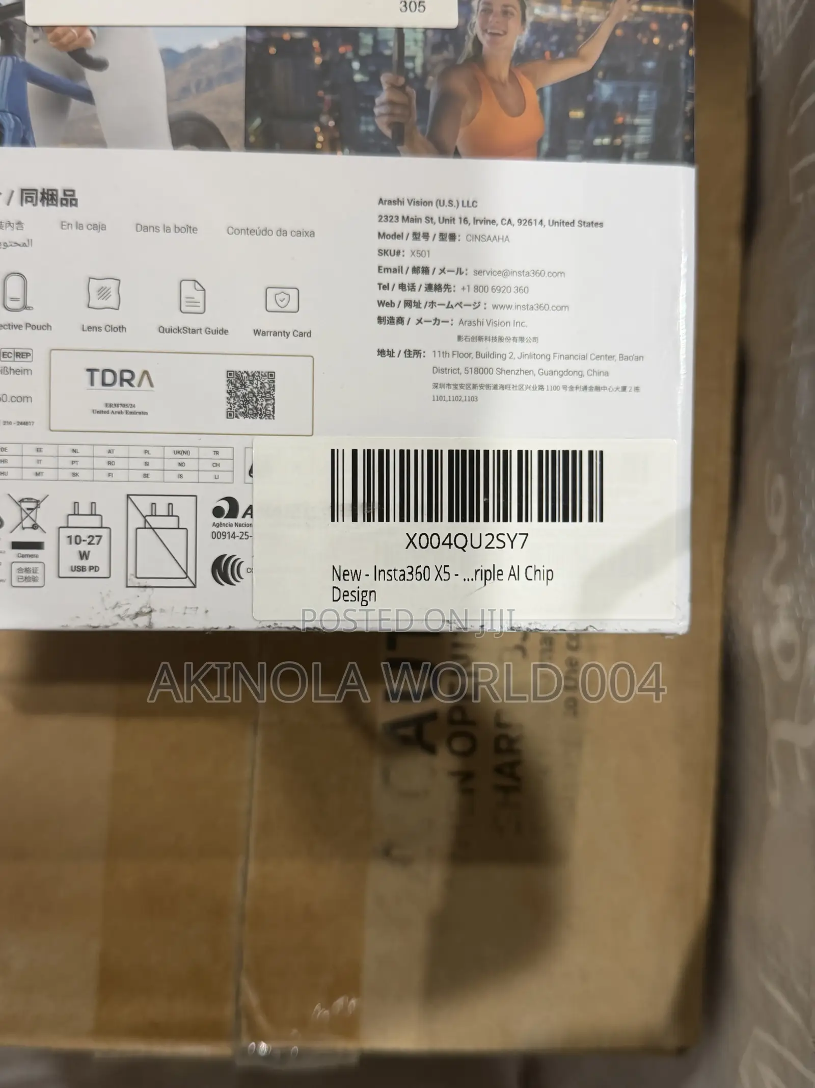 Brand New X5 Insta360