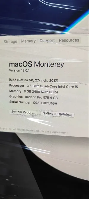 Desktop Computer Apple iMac 32GB Intel Core i5 SSD 1T